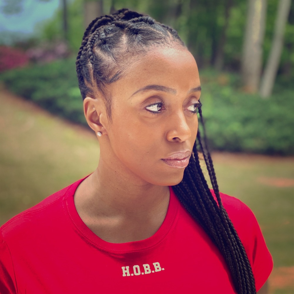 Classic women’s red Hobb t shirt